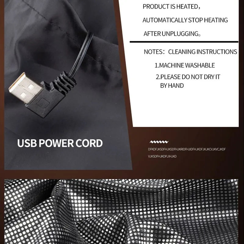 Beat the Chill: 2024 Winter SALE on ThermoLux™ USB Heated Vest with 15HR Battery Life!