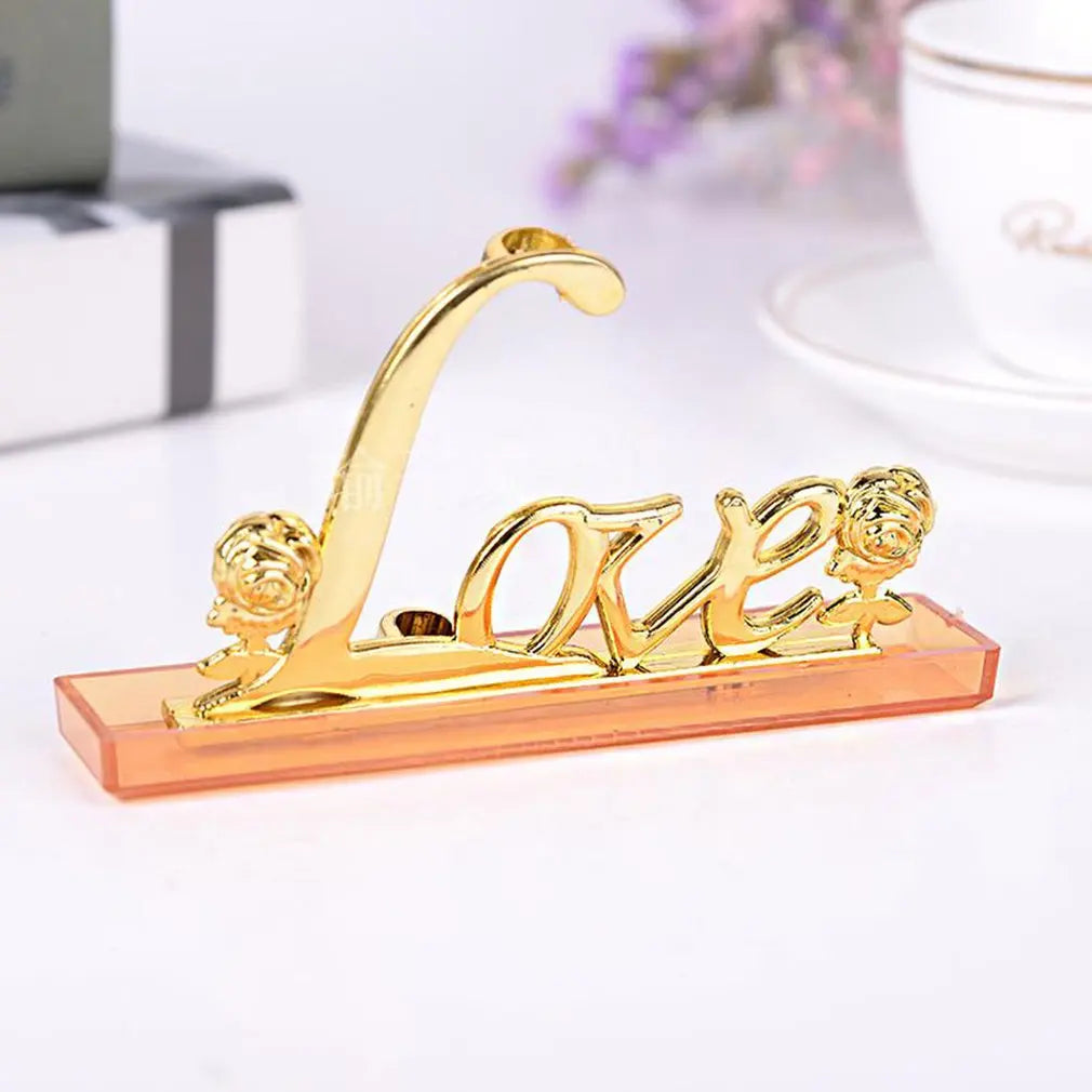 Love Display Stand Holder for Flower Roses Display Base