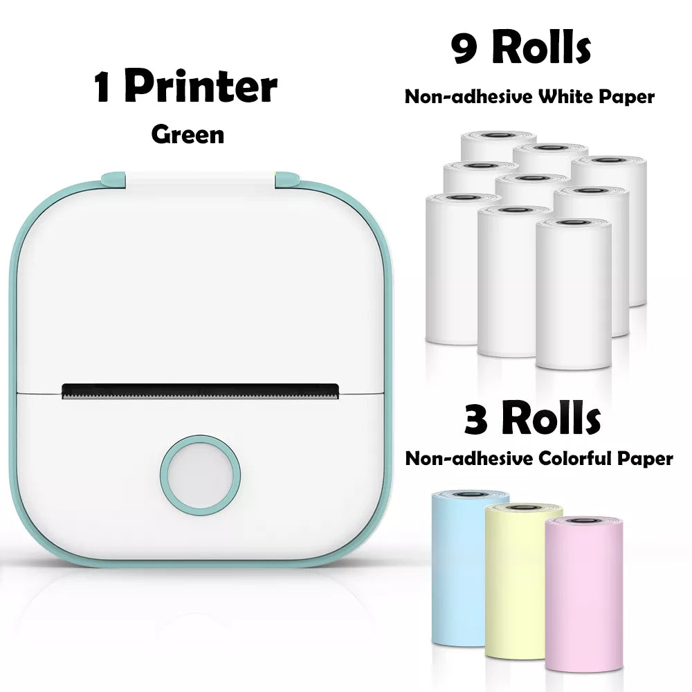 Pocket Sized Portable Wireless Thermal Printer for On-the-Go Printing