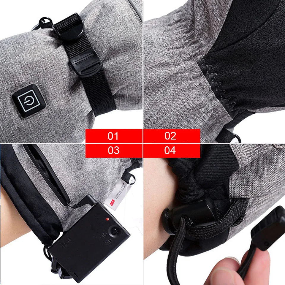 Toasty Hands™ Rechargeable Battery-Heated Gloves