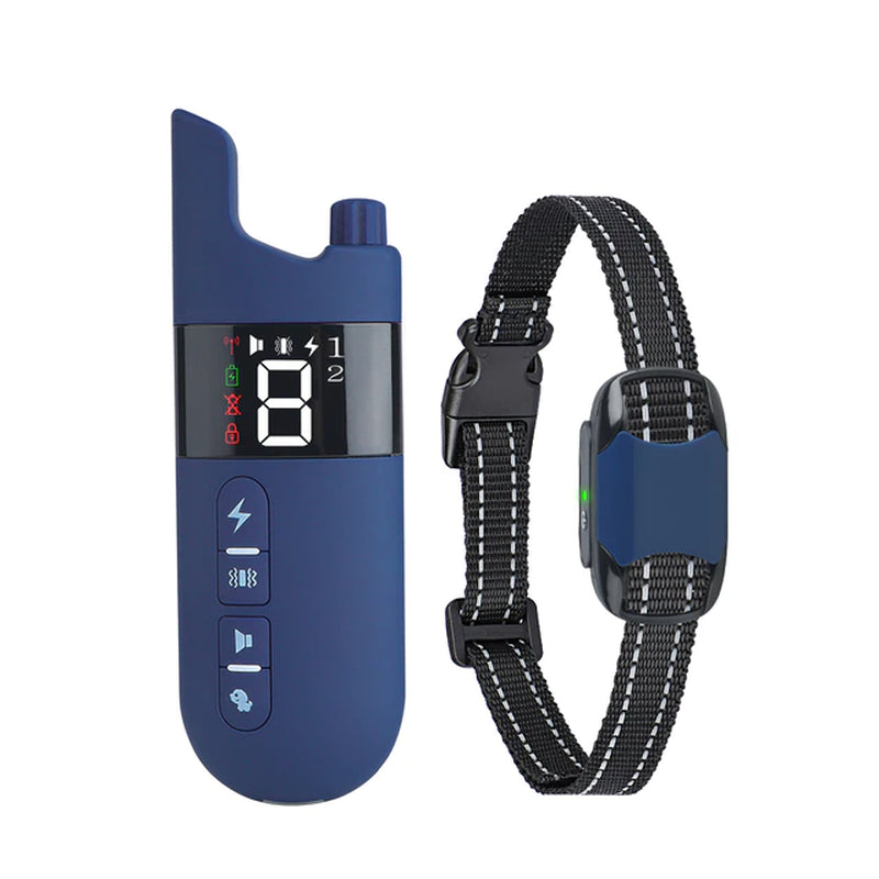 800M Electric Dog Training Collar Light IP7 Waterproof Pet Remote Control with Shock Vibration Sound Function Collars