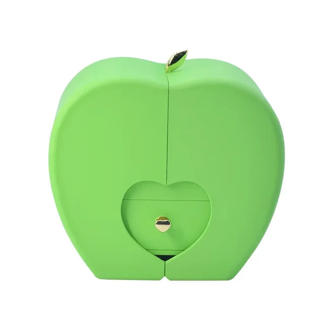 The Everlasting Love Rose Red Apple Jewelry Box Necklace