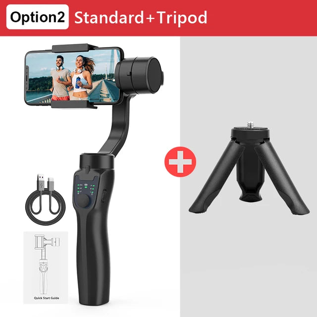 F8 Handheld 3-Axis Gimbal Phone Holder anti Shake Video Record Stabilizer for Smartphone
