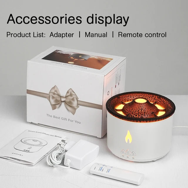 Volcano Glow Smoke Ring Humidifier (Jellyfish Smoke Ring Air Humidifier)