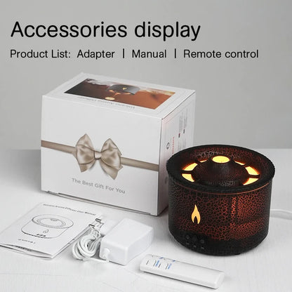 Volcano Glow Smoke Ring Humidifier (Jellyfish Smoke Ring Air Humidifier)