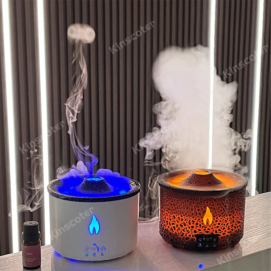 Volcano Glow Smoke Ring Humidifier (Jellyfish Smoke Ring Air Humidifier)