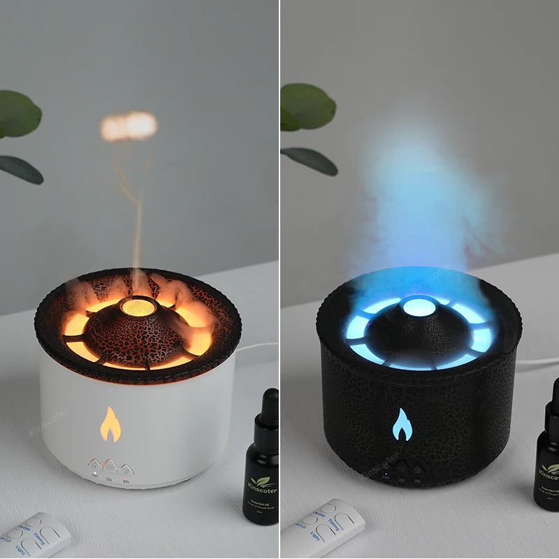Volcano Glow Smoke Ring Humidifier (Jellyfish Smoke Ring Air Humidifier)