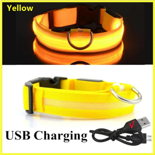 BeaconBuddy LED Dog (Adjustable Flashing Recharge Anti-Lost Dog Light Harness)