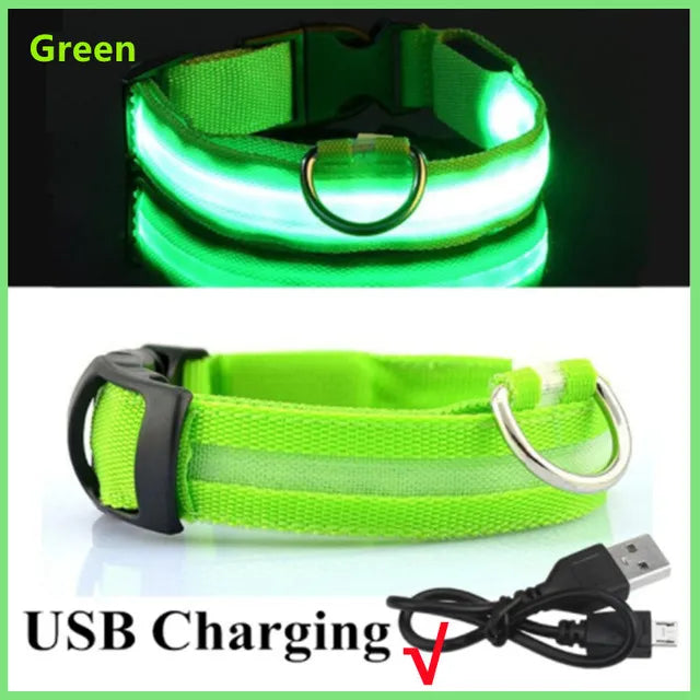 BeaconBuddy LED Dog (Adjustable Flashing Recharge Anti-Lost Dog Light Harness)