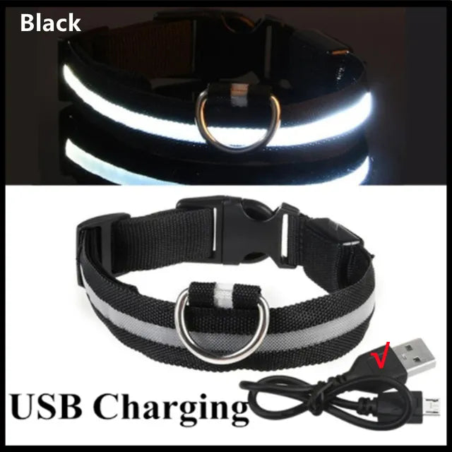 BeaconBuddy LED Dog (Adjustable Flashing Recharge Anti-Lost Dog Light Harness)