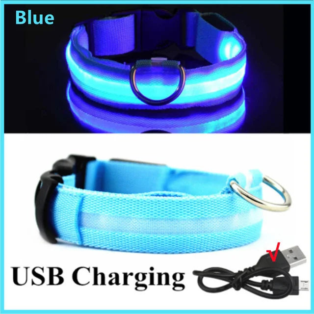 BeaconBuddy LED Dog (Adjustable Flashing Recharge Anti-Lost Dog Light Harness)