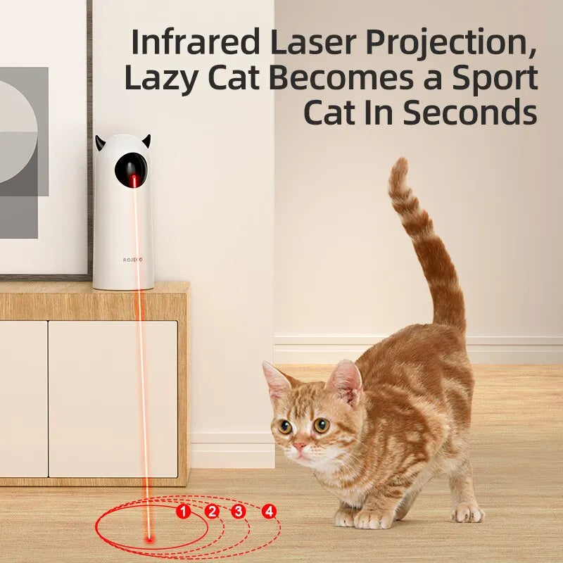 Laser Lure Automatic Pet Entertainer (Smart Teasing Pet LED Laser)