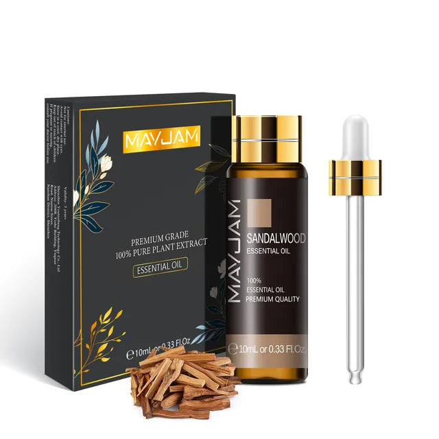 10ML Lavender Rose Eucalyptus Jasmine Vanilla Mint Sandalwood Tea Tree Orange Diffuser Aroma Essential Oil