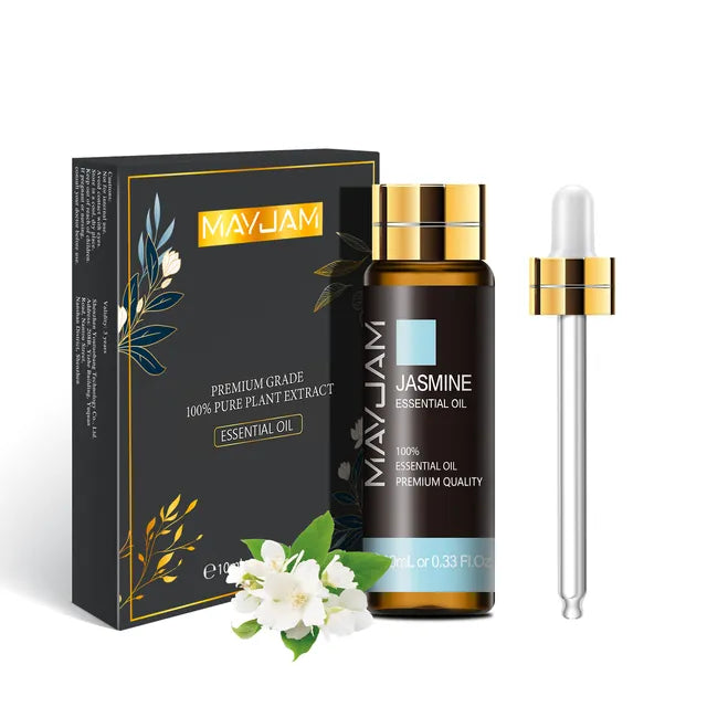 10ML Lavender Rose Eucalyptus Jasmine Vanilla Mint Sandalwood Tea Tree Orange Diffuser Aroma Essential Oil