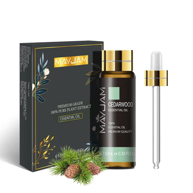 10ML Lavender Rose Eucalyptus Jasmine Vanilla Mint Sandalwood Tea Tree Orange Diffuser Aroma Essential Oil