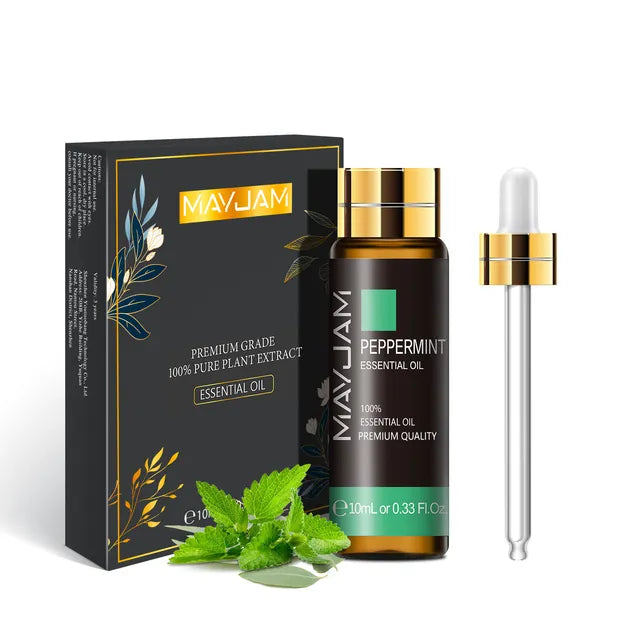 10ML Lavender Rose Eucalyptus Jasmine Vanilla Mint Sandalwood Tea Tree Orange Diffuser Aroma Essential Oil