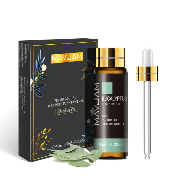 10ML Lavender Rose Eucalyptus Jasmine Vanilla Mint Sandalwood Tea Tree Orange Diffuser Aroma Essential Oil